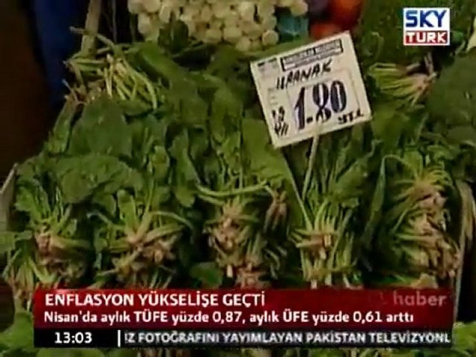 Nisan enflasyon rakamları