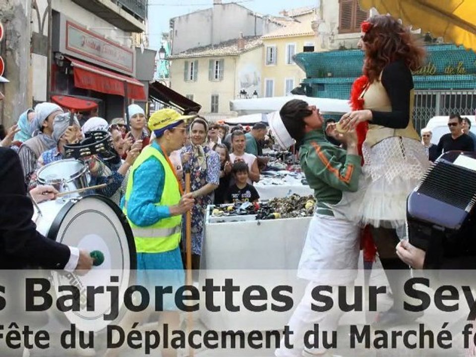 Les Barjorettes sur Seyne à la Fête du Déplacement du Marché forain