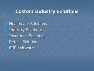 Custom Software Development