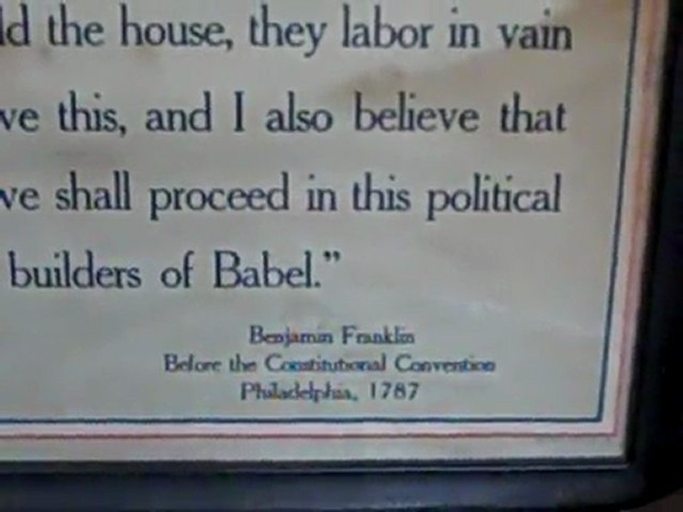 Ben Franklin 1787