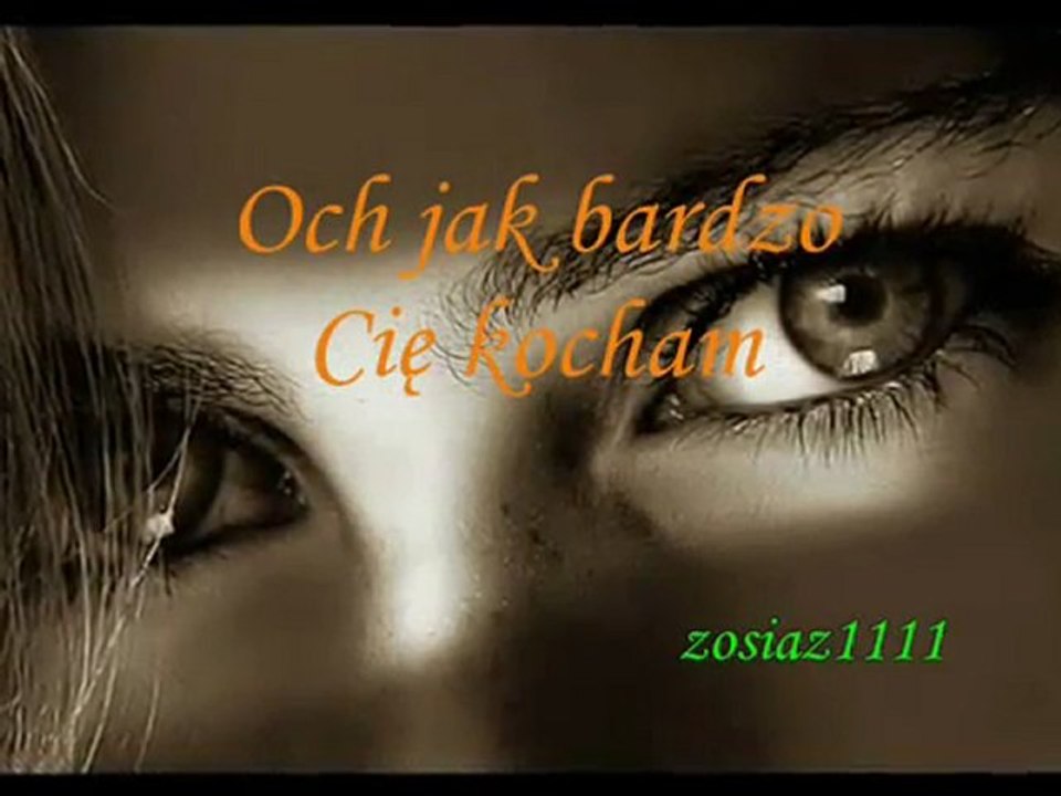 Och jak bardzo Cię kocham