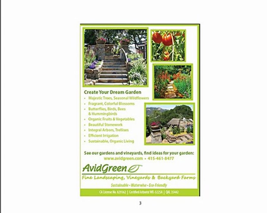 Fine Landscaping Vineyards Backyard Farms Marin County