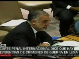 CIP dice que hay pruebas de crímenes de guerra en Libia