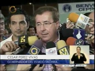 Gobernador de Táchira asegura que vías están parcialmente abiertas