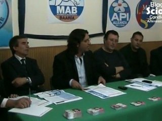 Presentazione della coalizione a sostegno di Biagio Sciortino