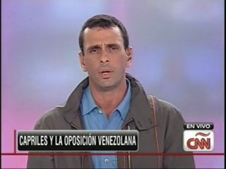 Capriles Radonski en CNN