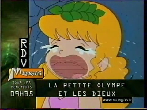 Bande Annonce de la Série La Petite Olynpe Et Les Dieux 2001 Mangas