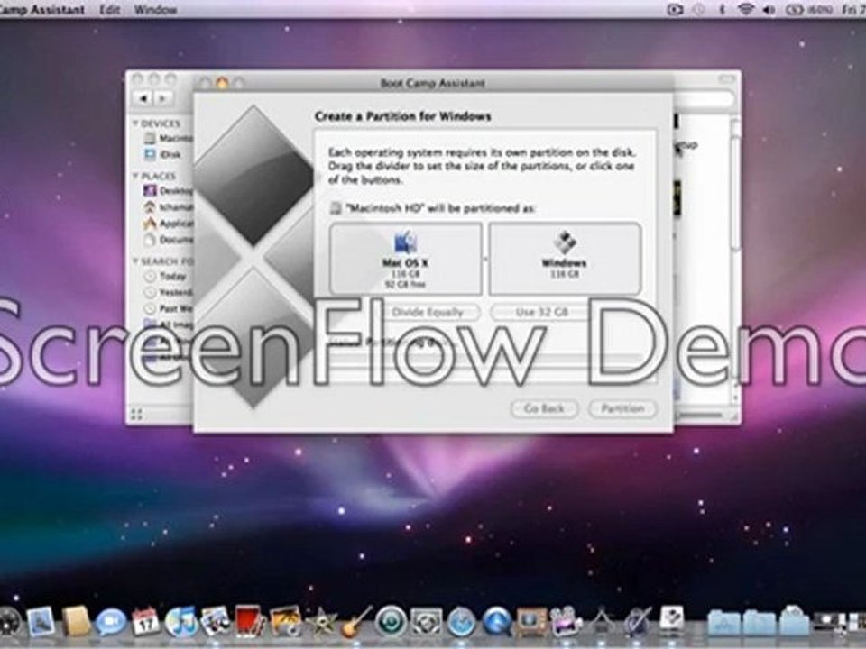 How to set up a Windows partition on Mac