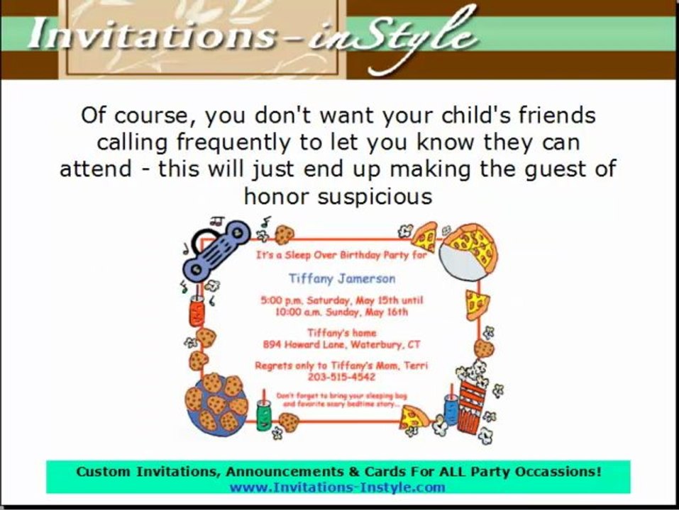 Birthday Invitations - Unique Birthday Cards for all Parties