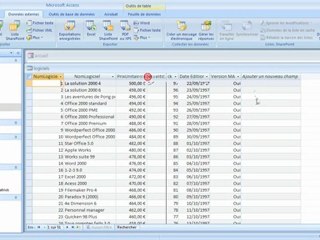 Importer une feuille Excel dans notre BDD Access
