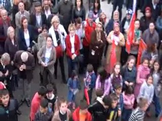 KANDİLLİ'DE MİTİNG DÜZENLENDİ