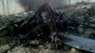 Photos of damaged US helicopter in Osama raid