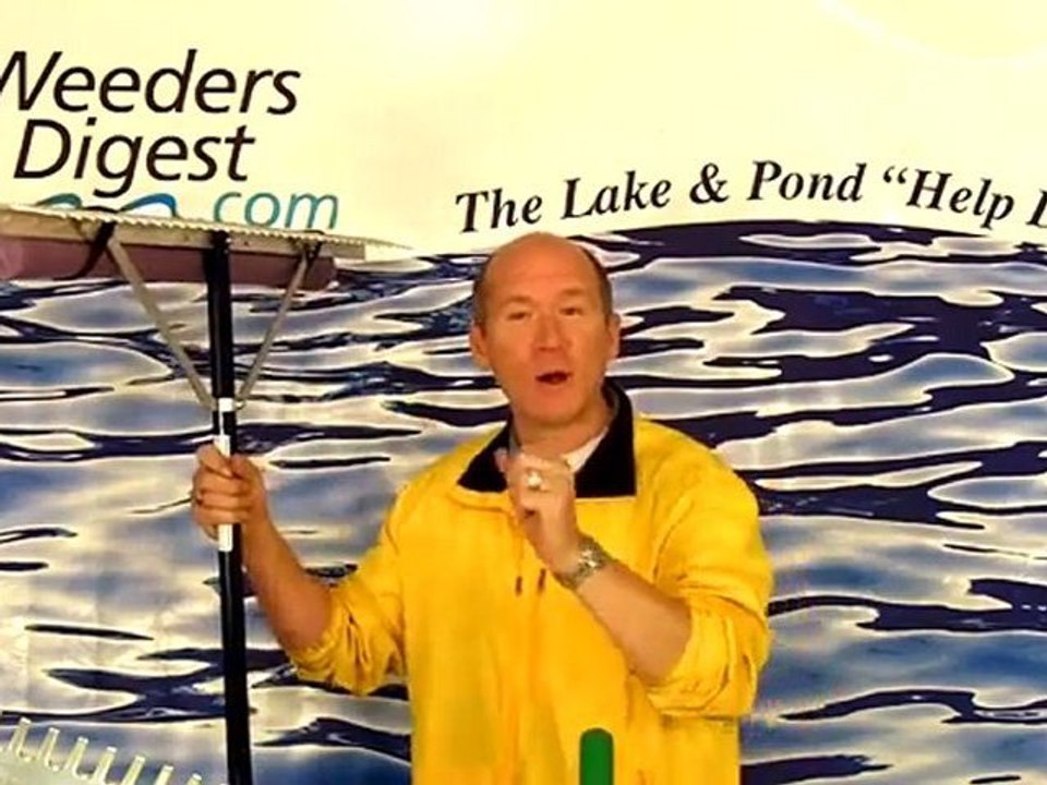 HUGE LAKE WEED RAKE up to 22 feet long
