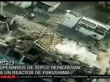 Regresan trabajadores a la central nuclear de Fukushima