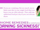 20 Home Remedies To Control Your Morning Sickness!