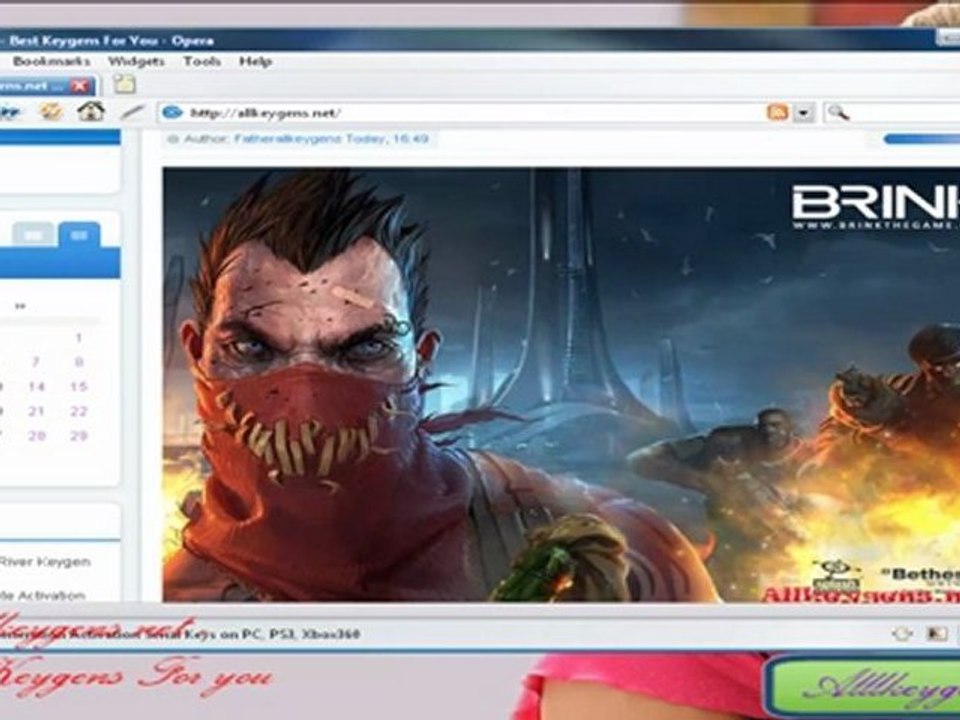 Brink Keygen for Generation Activation Serial Keys on PC, PS3, Xbox360