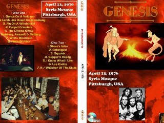 Genesis - Dance On A Volcano - Live at the Syria Mosque 1976 2CD set