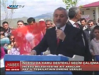 Taner Yıldız'dan İncesu'da kamu destekli seçim çalışması