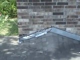 Houston Home Inspector: Loose Hearth Bricks from Missing Rain Diverter