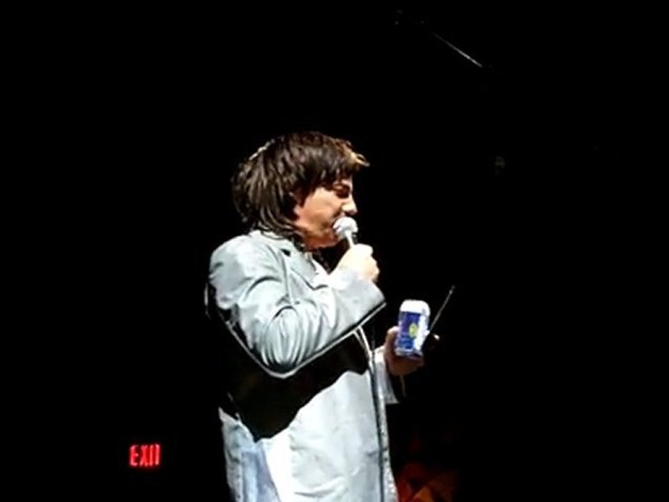 Silverio announcing the fight - Good Units, NYC - May 5th, 2010