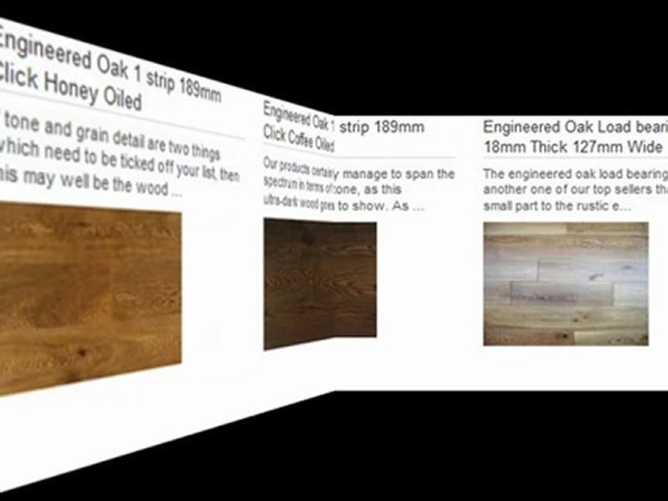 All Wooden & Oak Flooring - Engineered Flooring