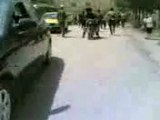 فلاش-دير الزور الجمعة في منطقة الحميدية والأمن يفرق بالقوة