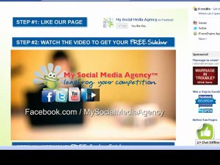 Facebook sidebar and page builder app for janitorial service