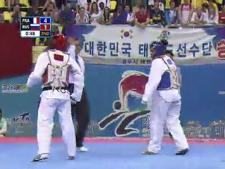 Graffe Anne Caroline - Ivanova Olga  (+73kg semifinal world taekwondo championships 2011)