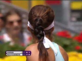 Goerges into semis in Madrid