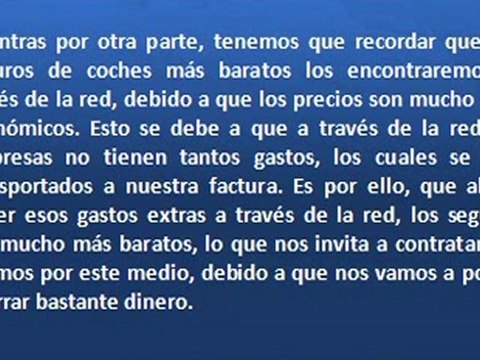 LOS SEGUROS DE COCHE ONLINE MÁS BARATOS