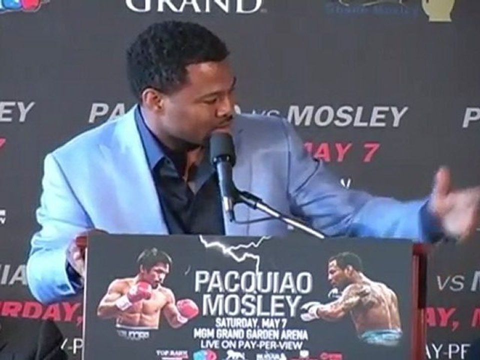 Manny Pacquiao vs Shane Mosley NYC Press Conference