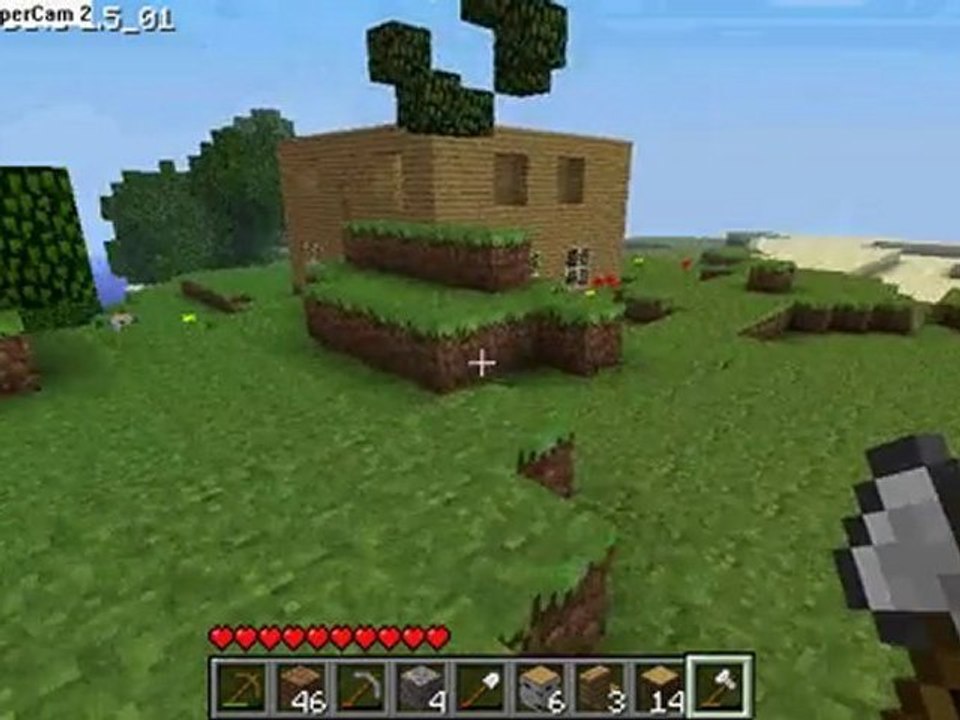 Minecraft  Construction de ma maison première partie (Pas Terminer)