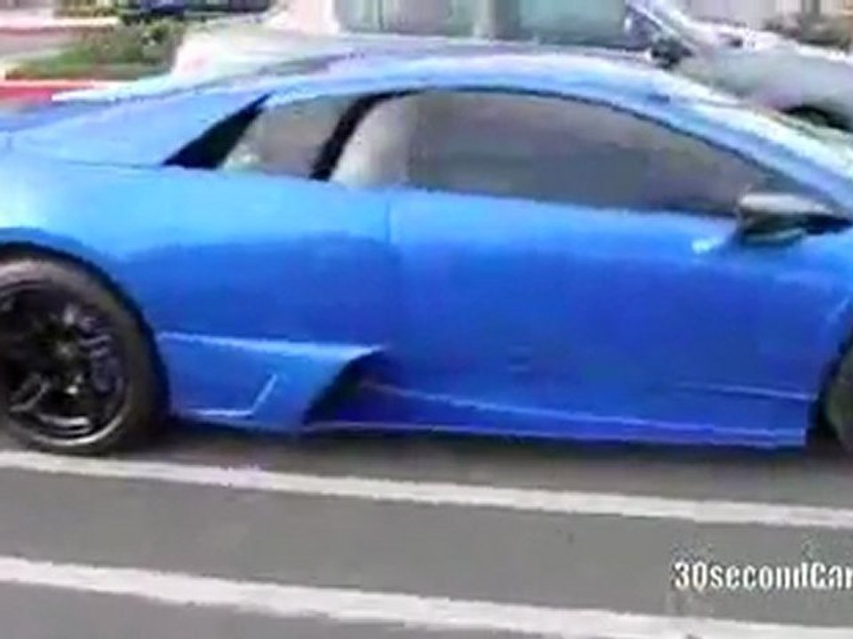 Blue Lamborghini Murcielago LP640 [www.keepvid.com]