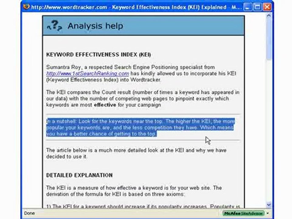 Real Estate Internet Marketing Formula - Effective Keywords