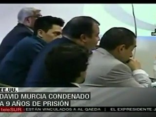 Justicia EE.UU condena a 9 años de prisión a David Murcia
