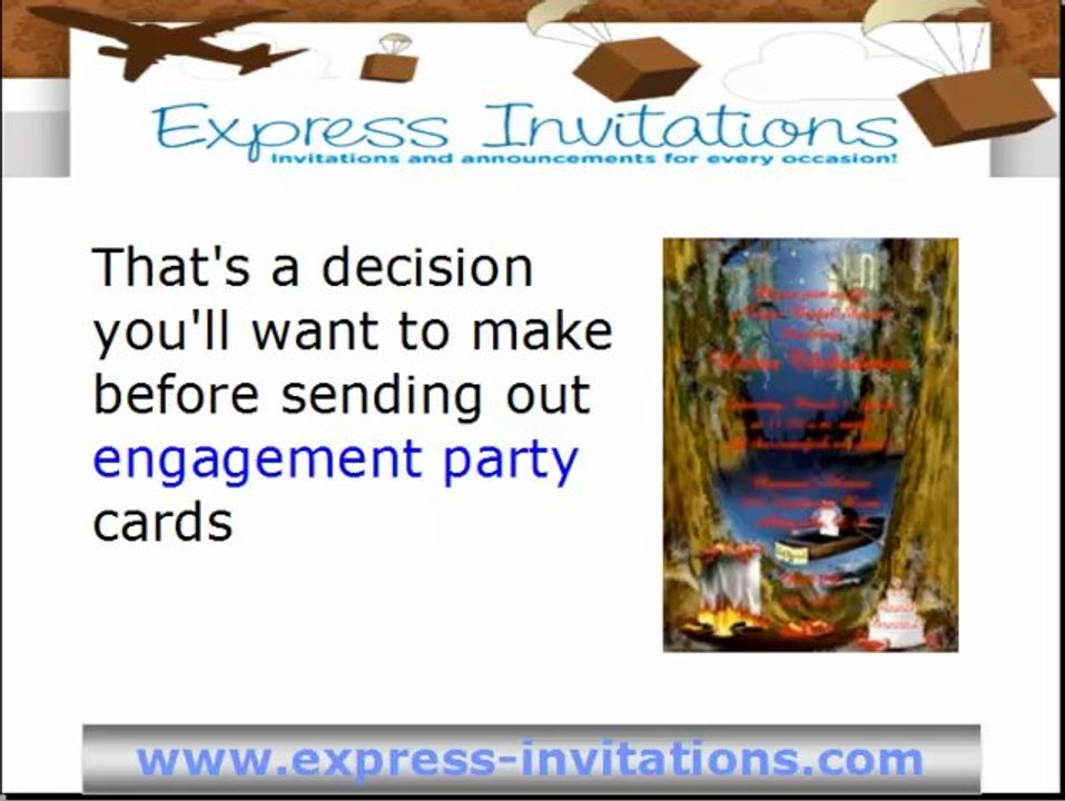 Custom Engagement Invitations