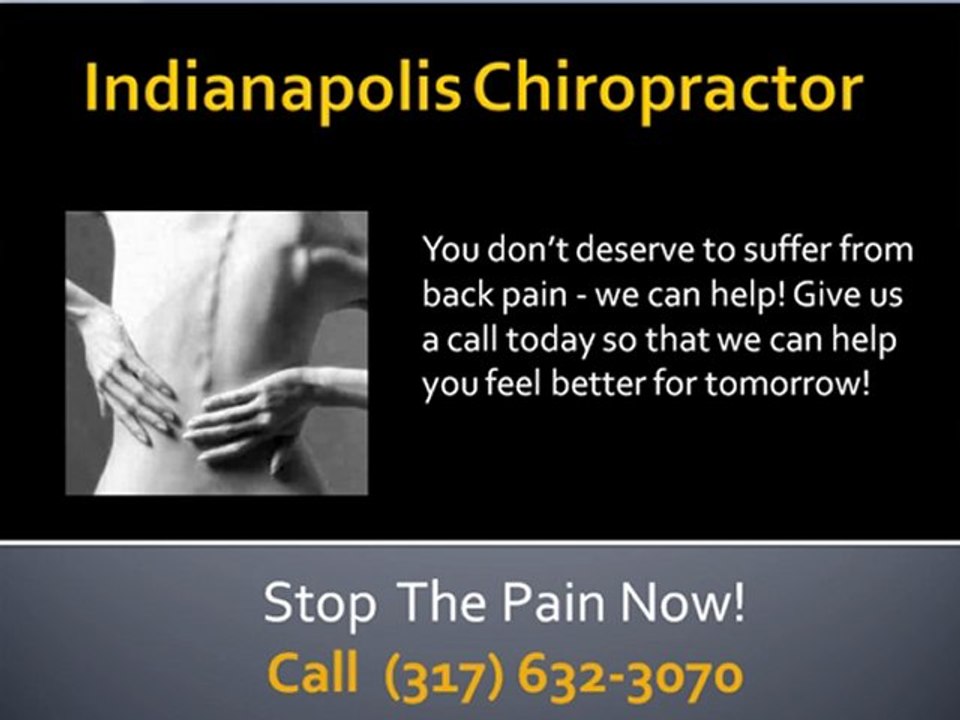 Chiropractor Indianapolis
