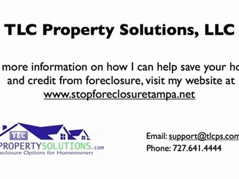 Stop Foreclosure in Tampa Florida