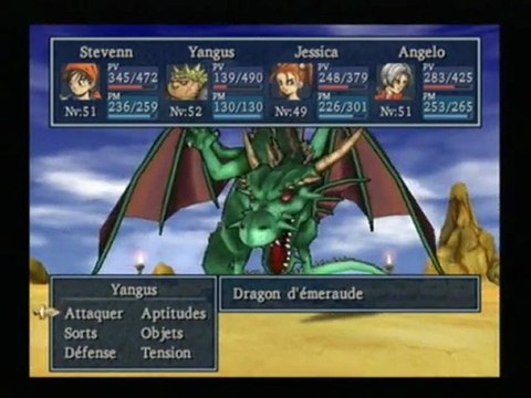 Dragon Quest 8 walkthrough 44 - Epreuves dragoviennes - Dragon d'émeraude