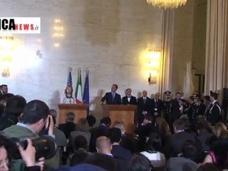 Second contact group meeting on Libya - Rome - first press conference 2of4