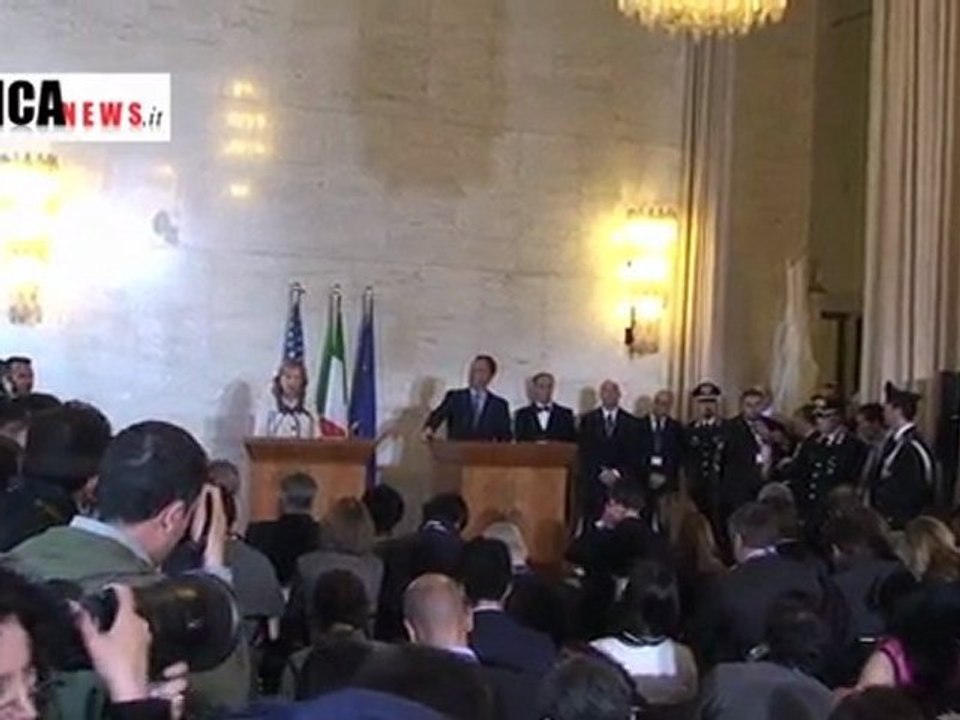 Second contact group meeting on Libya - Rome - first press conference 2of4