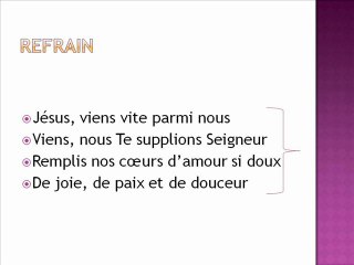 Chant 07.05.11 : Autour de Jésus