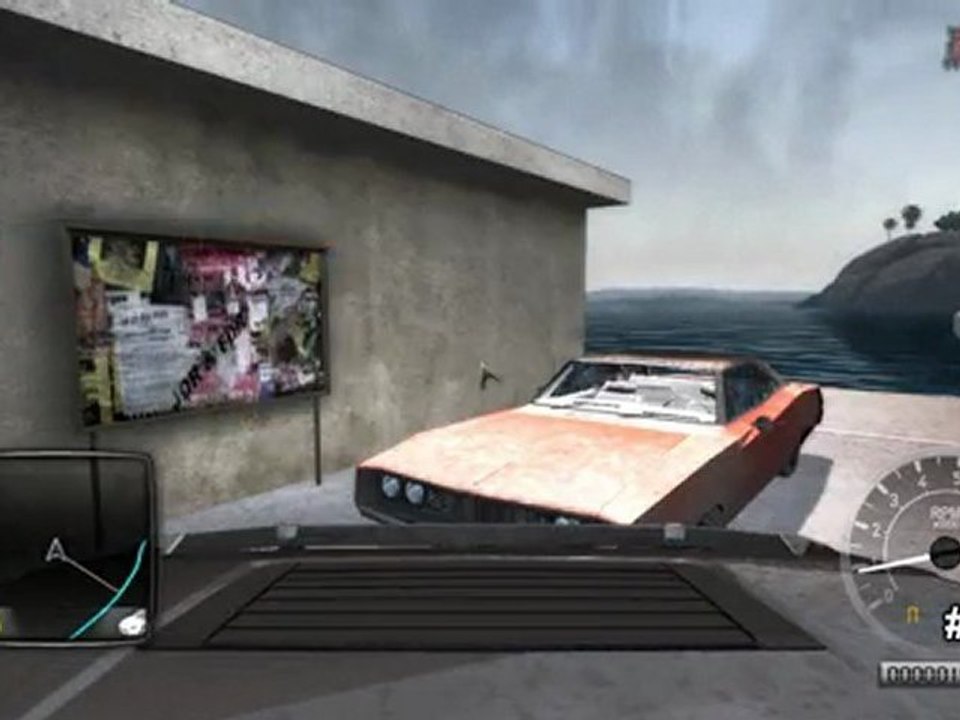 Test Drive Unlimited 2 Exploration Pack - All Dodge Charger RT Wreck Cars Location on Hawaii