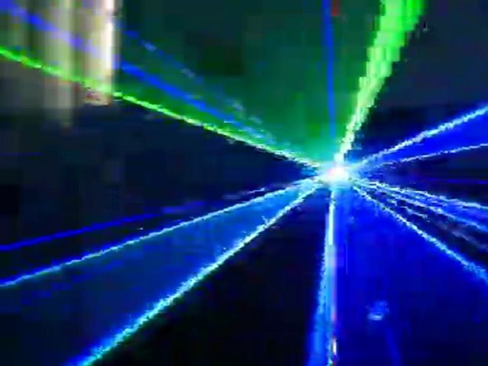 laser cyan (vert + bleu) Electroconcept