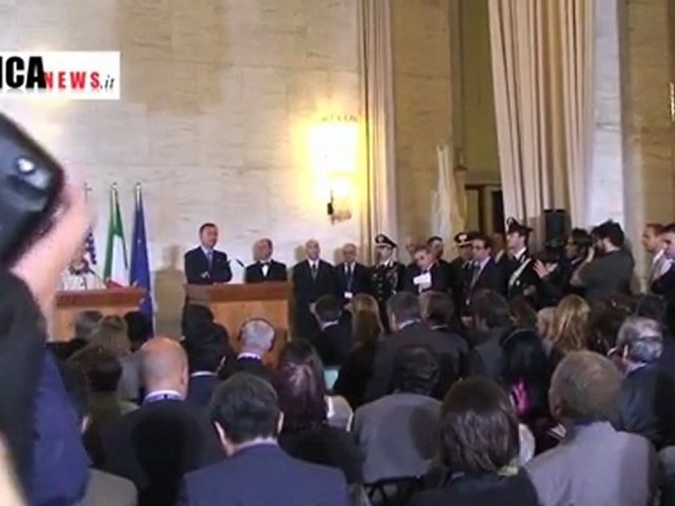 Second contact group meeting on Libya - Rome - first press conference 3of4