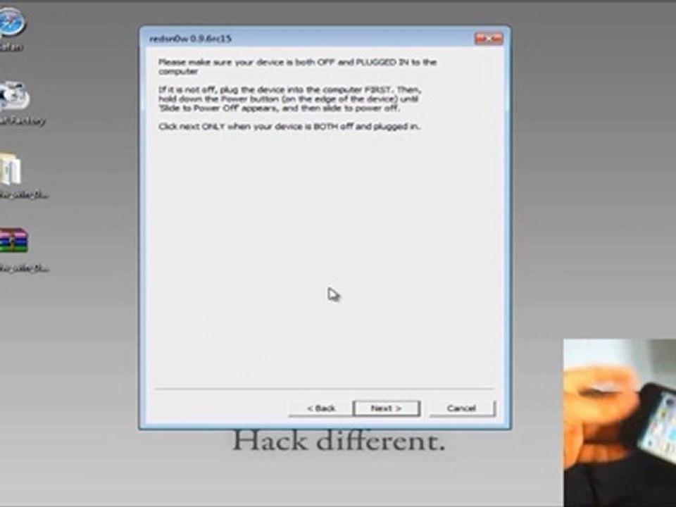 [FRJailbreak iPhone 3GS/4, iPod Touch 3G/4G et iPad 1 au Firmware 4.3.3 avec Redsn0w 0.9.6rc15