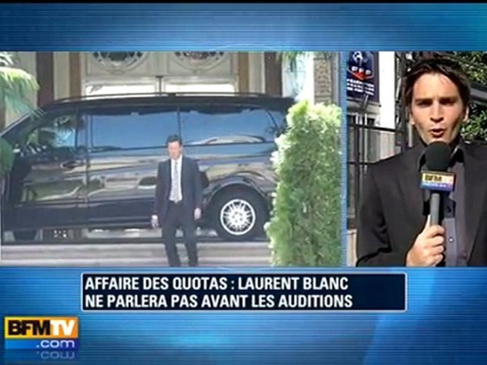 Quotas : Blanc ne parlera pas avant les auditions