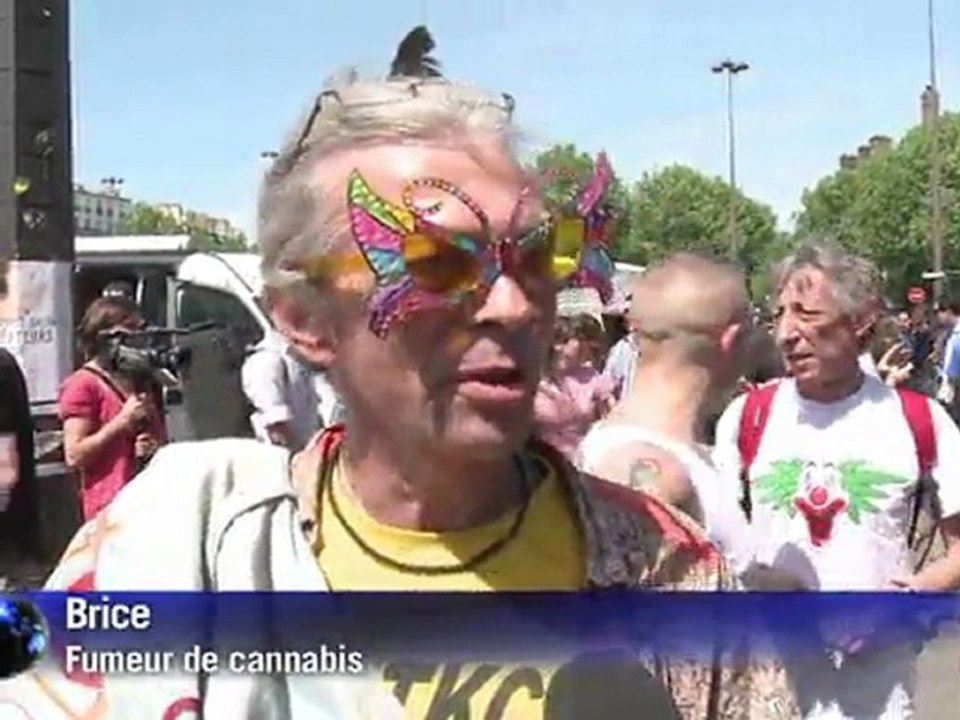 Des centaines de manifestants pro-cannabis réunis à Paris