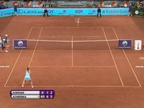 Azarenka ends Goerges run in Madrid