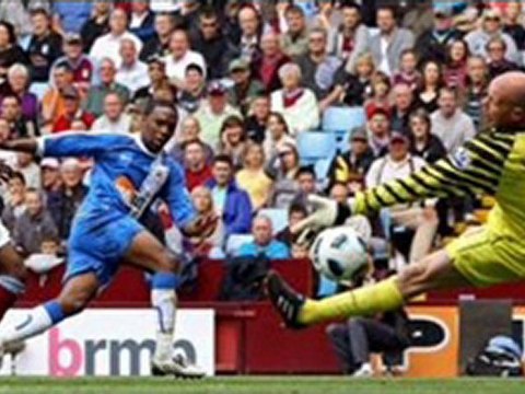 Aston Villa 1-1 Wigan N'Zogbia great-finish, Young free-kick